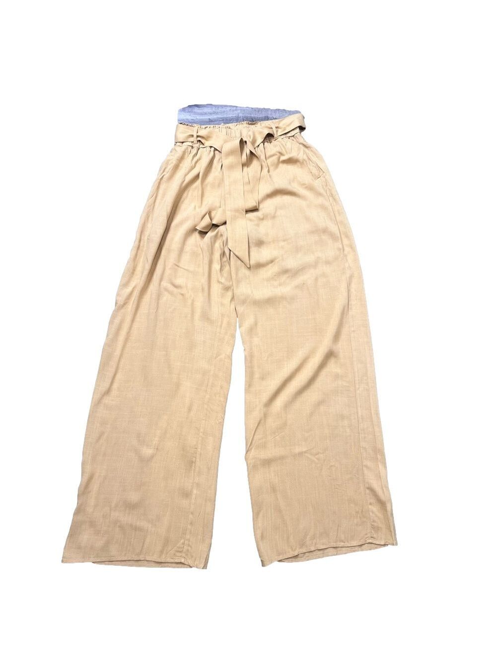 Shinestar Pull On Mustard Colored Wide Leg Pant Size Medium SKU#C24314